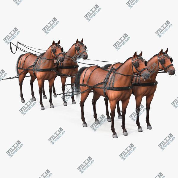 images/goods_img/20210312/Team of Four Harness Fur Rigged 3D model/1.jpg